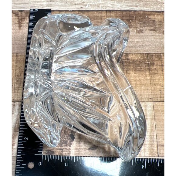 Vintage Lead Crystal Sleigh Decorative Centerpiece Collectible Home Accent - Picture 7 of 7